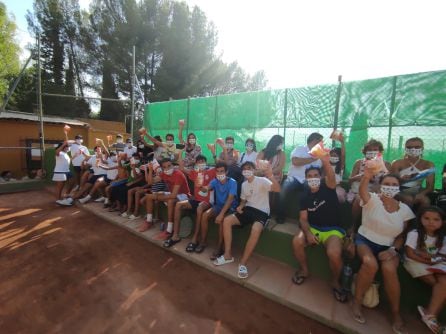 Las gradas del CLub de Tenis San Luis han acogido a númeroso público