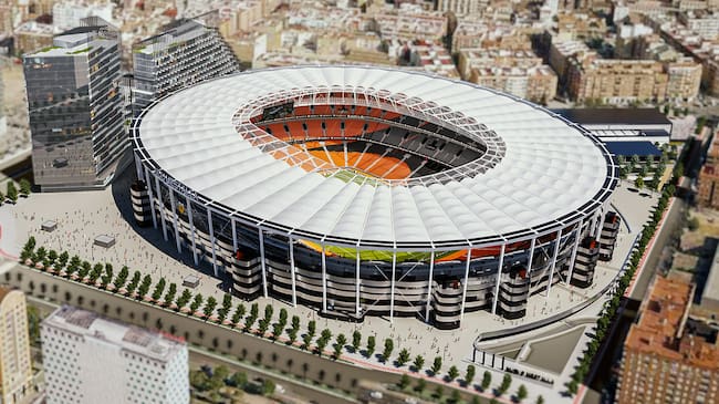 El Valencia reanuda las obras del Nuevo Mestalla