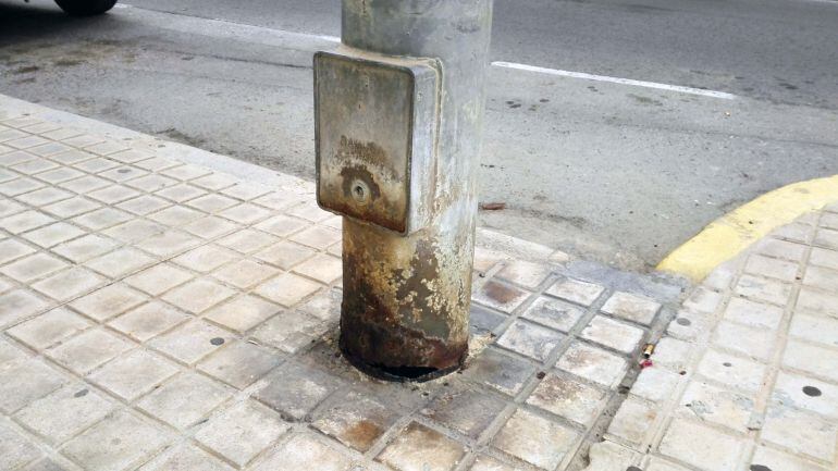 Farola en calle Torres Quevedo