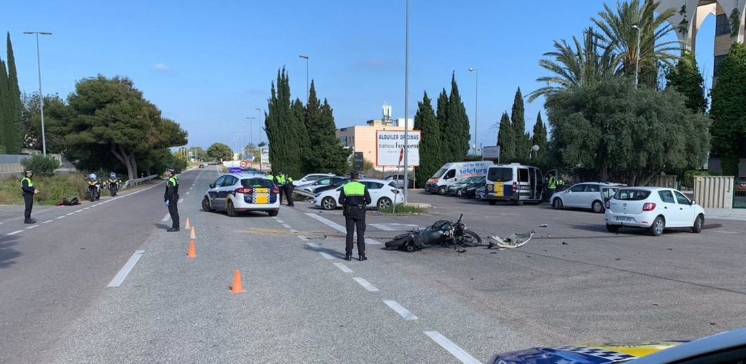 Accidente de tráfico con una víctima mortal en Alicante