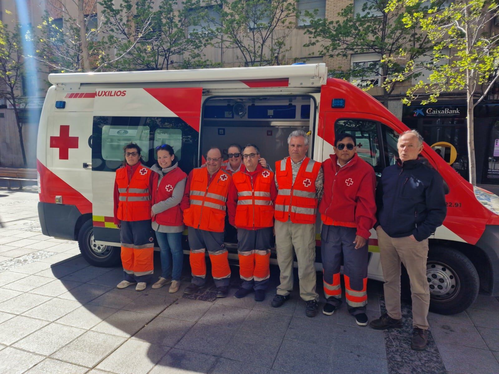 Participantes en la Jornada de salud en la calle