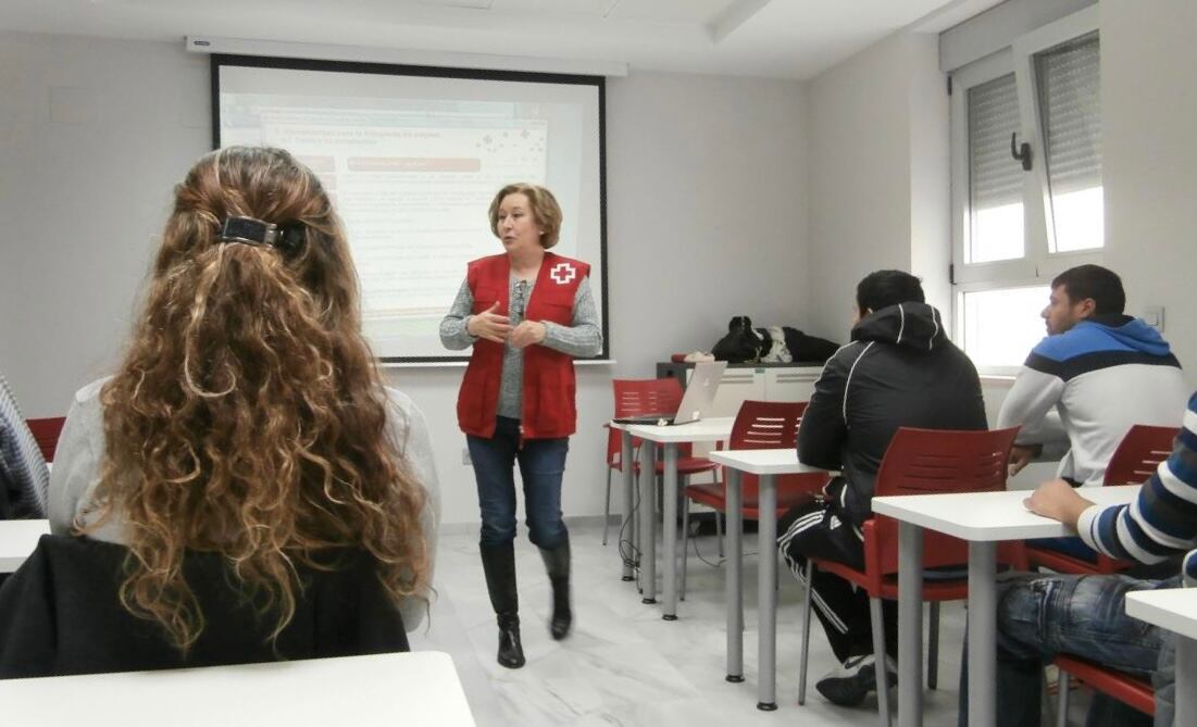 Clases de formación de Cruz Roja Cuenca.