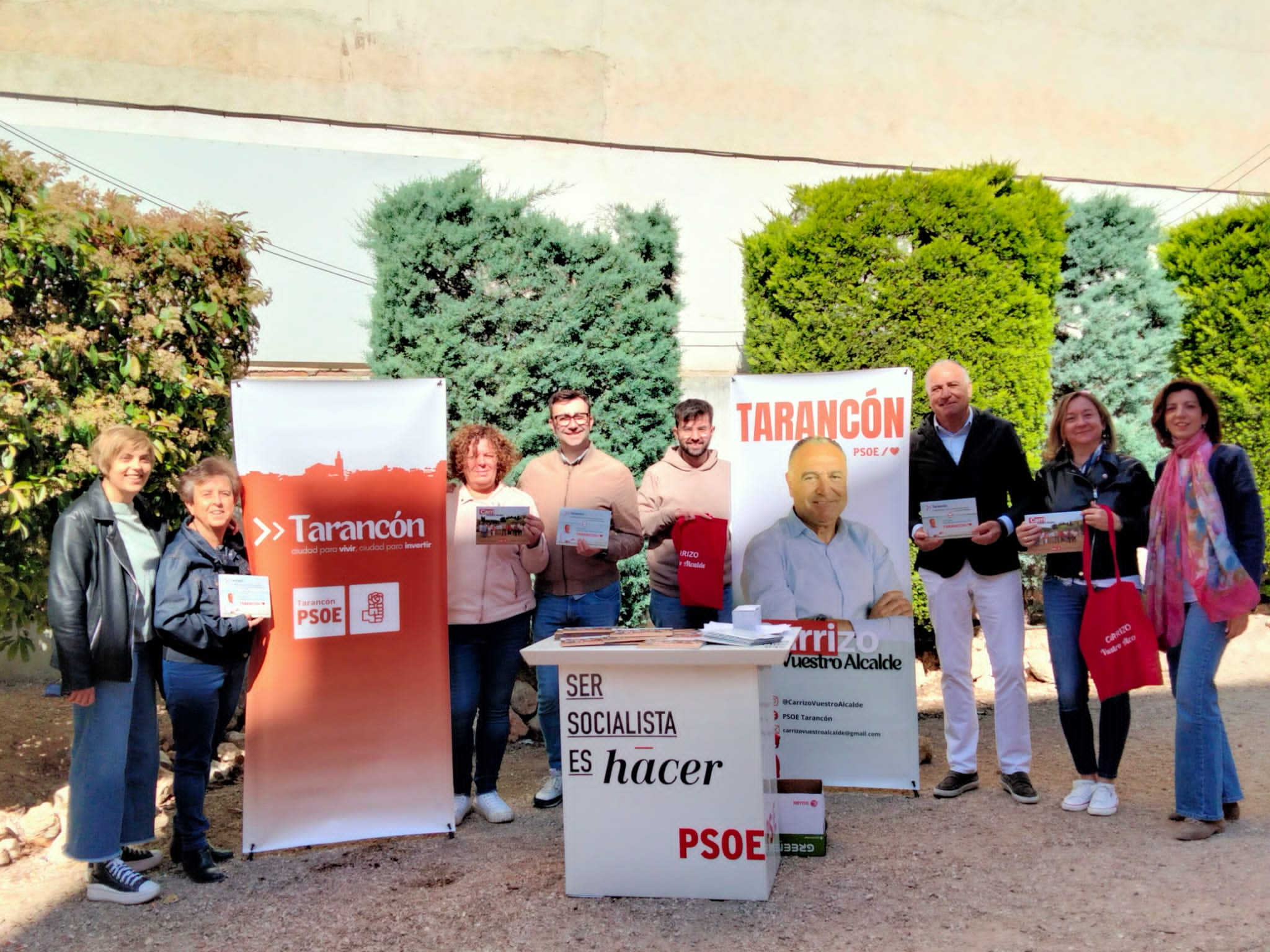 Presentación del eje &quot;Tarancón, ciudad de oportunidades&quot; del programa del candidato socialistta José Manuel Lopez Carrizo para el Ayuntamiento taranconero