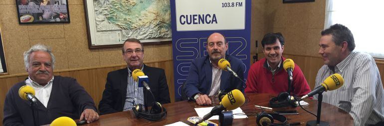 De izquierda a derecha: Luis Esteban Cava, Miguel Blanco, Germán Chamón, Pedro Vallejo y Ángel Pérez.
