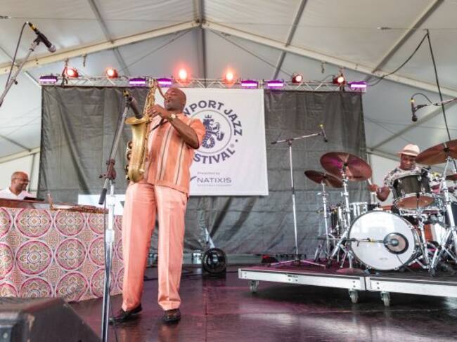 James Carter en un concierto en 2018