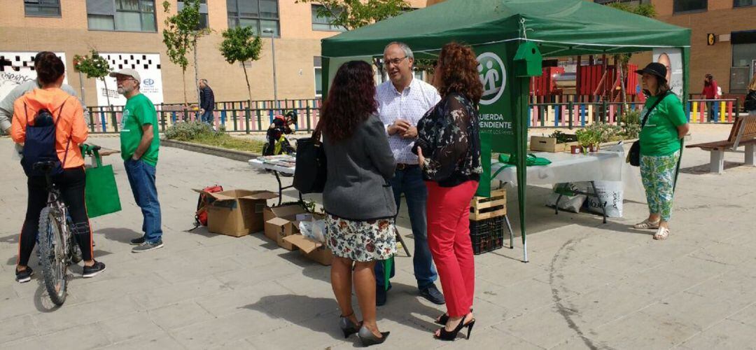 Juan Torres en acto electoral