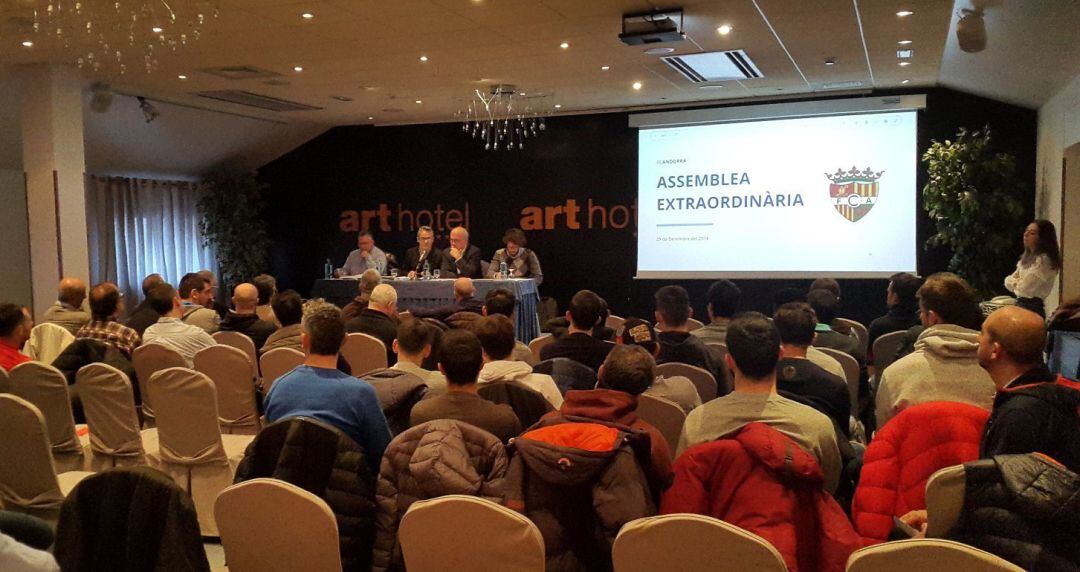 Asamblea extraordinaria del FC Andorra.