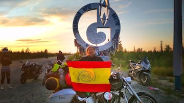 De Perú al extremo norte de América: el último tramo del reto planetario en moto de Manuel Lorenzo