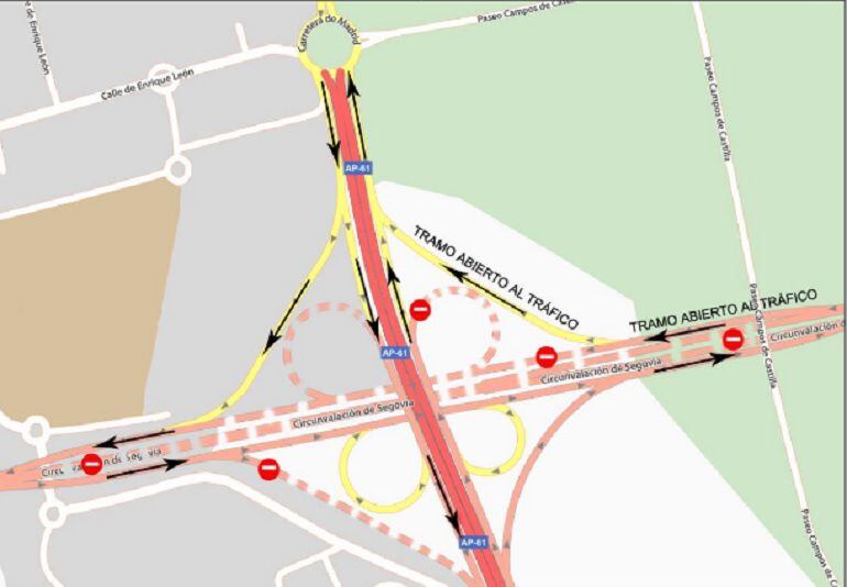 Modificaciones en el tráfico en la SG 20