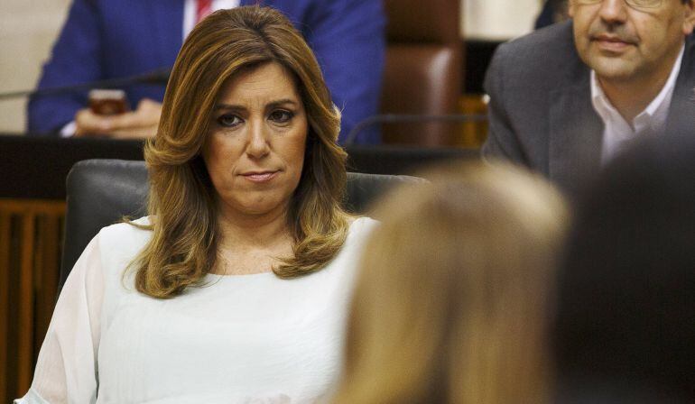 La presidenta en funciones de la Junta de Andalucía, Susana Díaz.