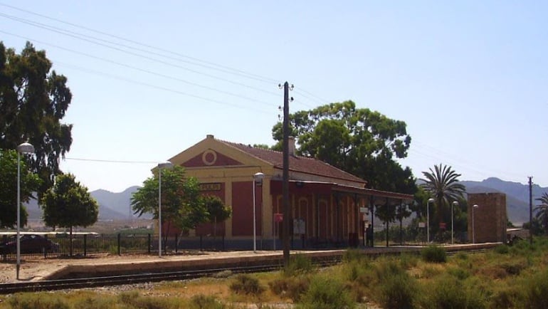 Estación de trenes de Pulpí.