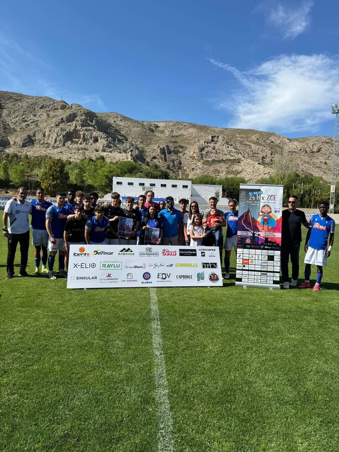 Inicio del partido solidario