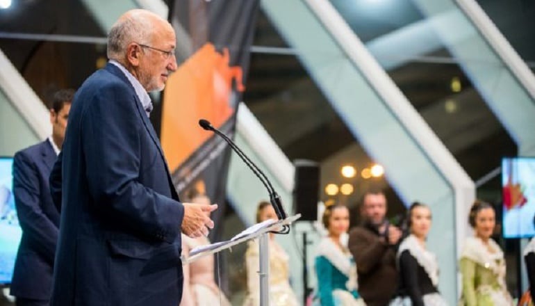 Juan Roig, en la presentación oficial del Maratón Valencia Trinidad Alfonso 2016