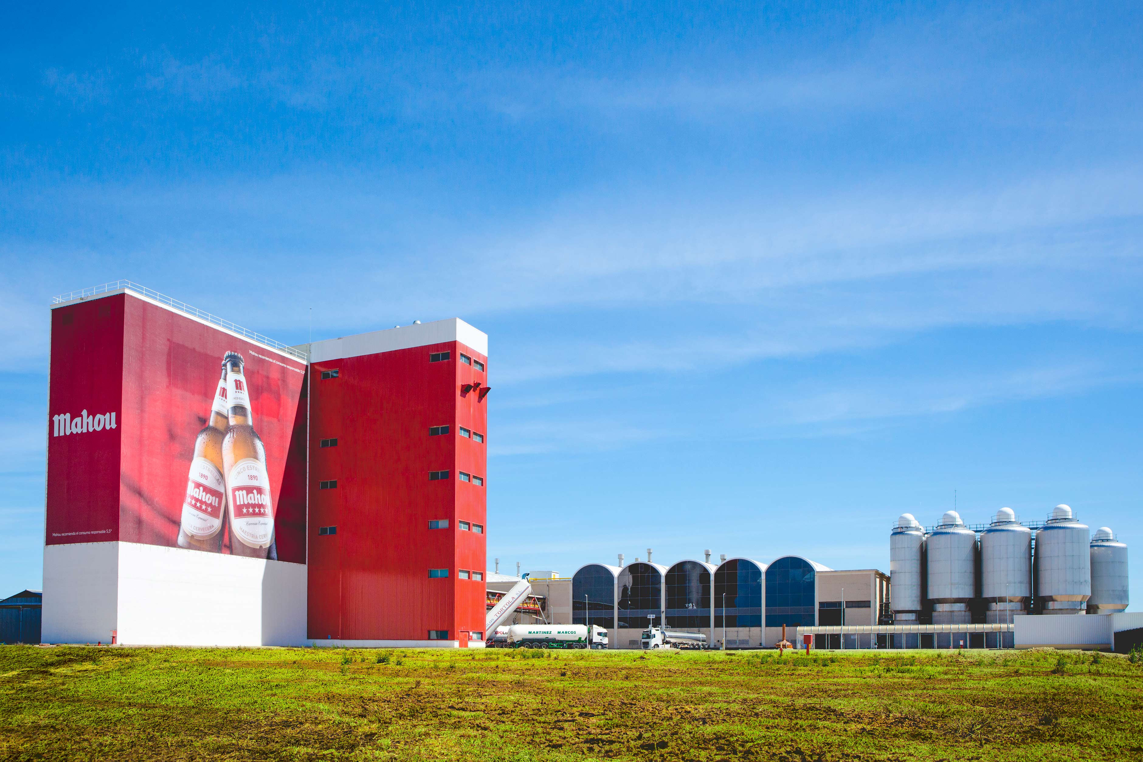 Fábrica de Mahou en Alovera