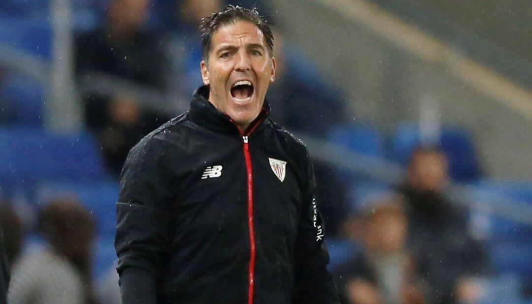 Berizzo, en el partido entre el Espanyol y el Athletic.