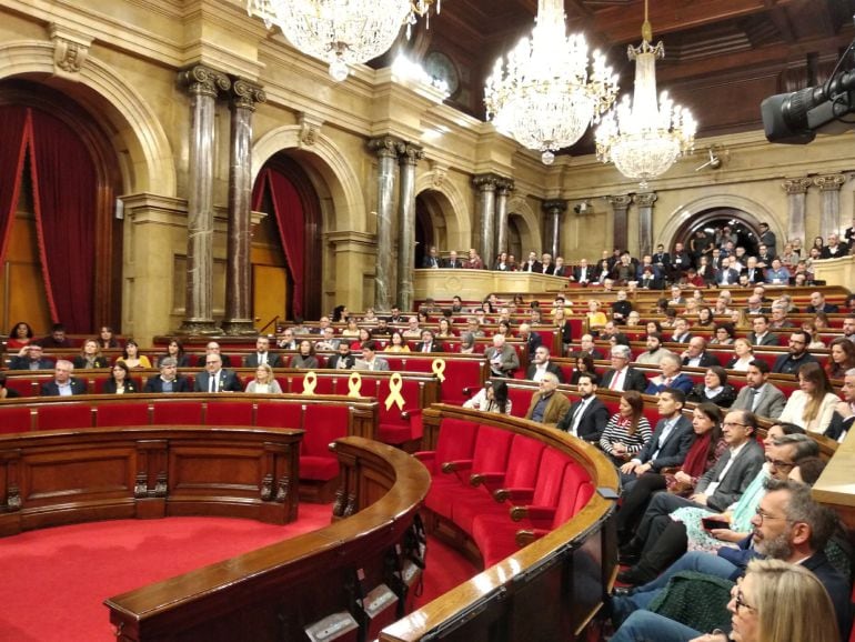 Pleno del Parlament.