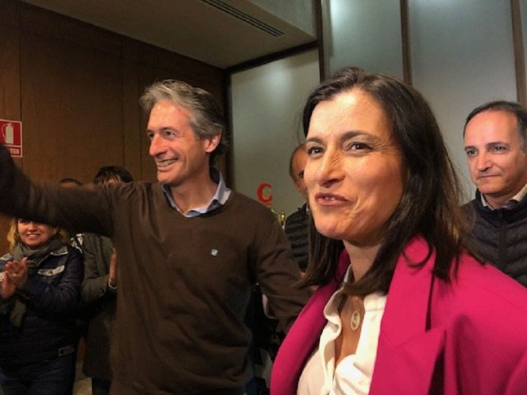 Gema Igual, junto al ex alcalde y ex ministro Íñigo de la Serna.