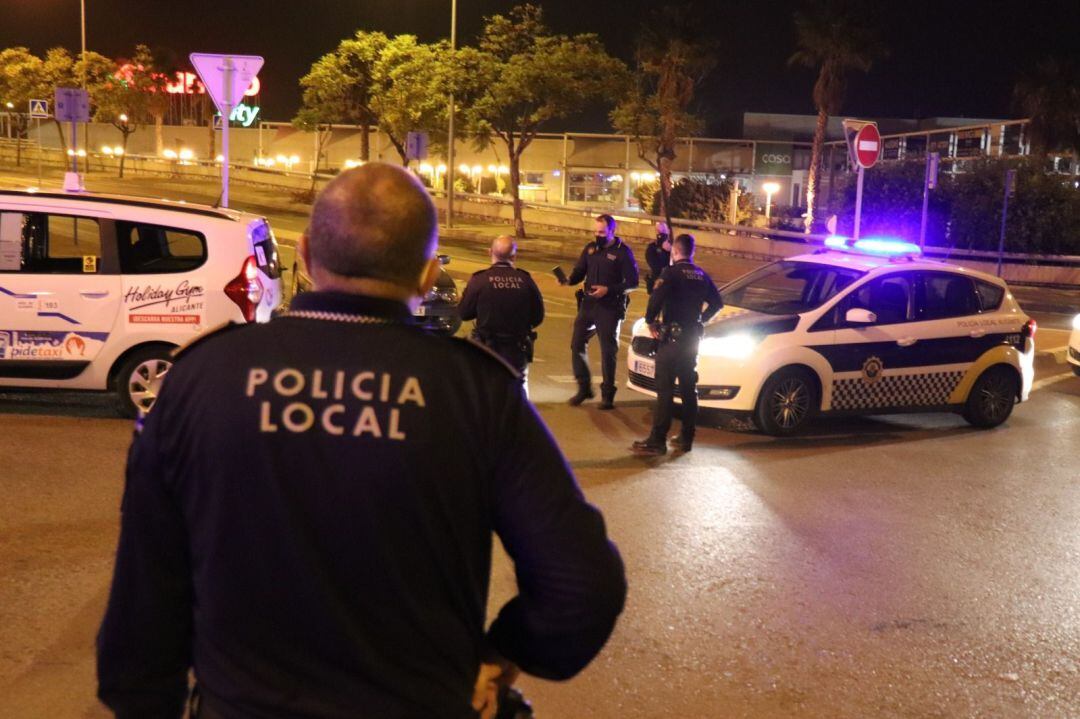 Control de la Policía Local de Alicante