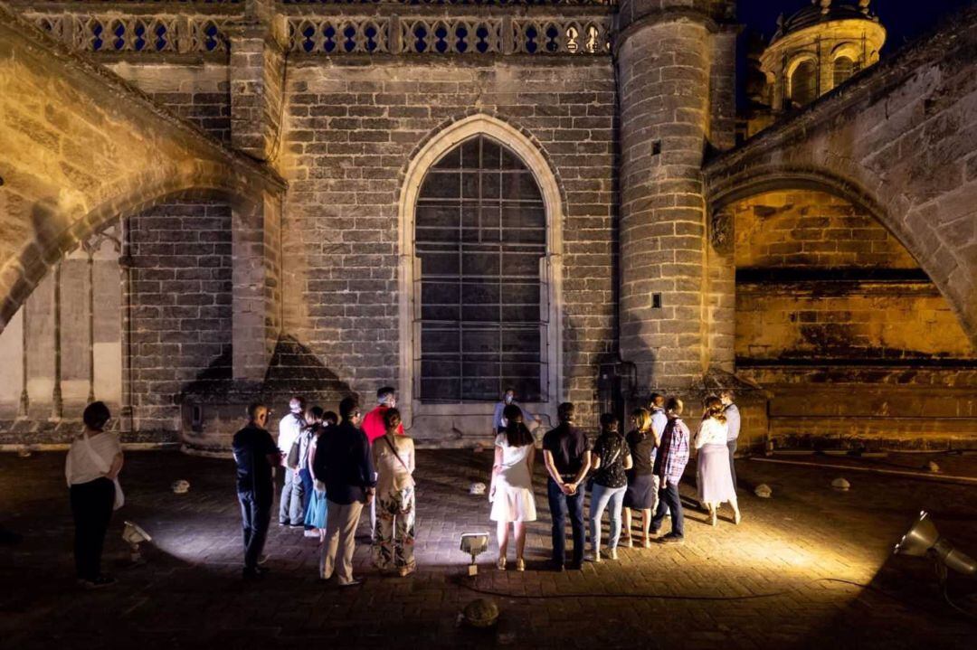 Visita nocturna a las cubiertas de la Catedra