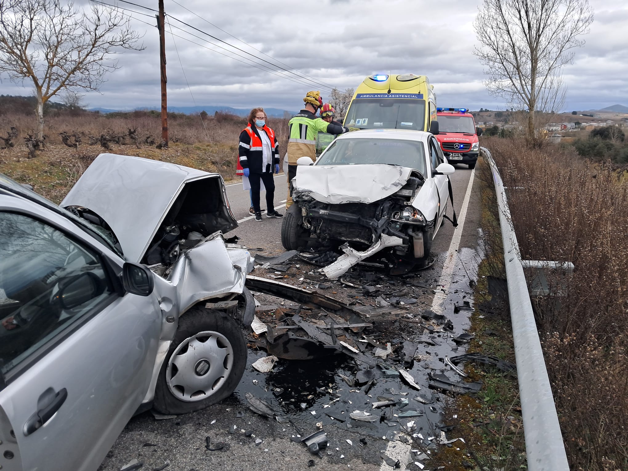 Resultado del accidente