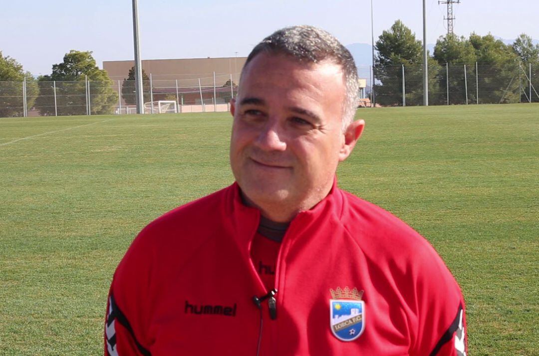 El entrenador Jaime Pérez en una foto de archivo de esta temporada