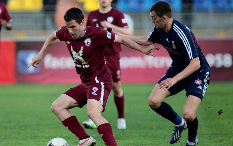 Pablo Orbaiz en su etapa en el Rubin Kazan