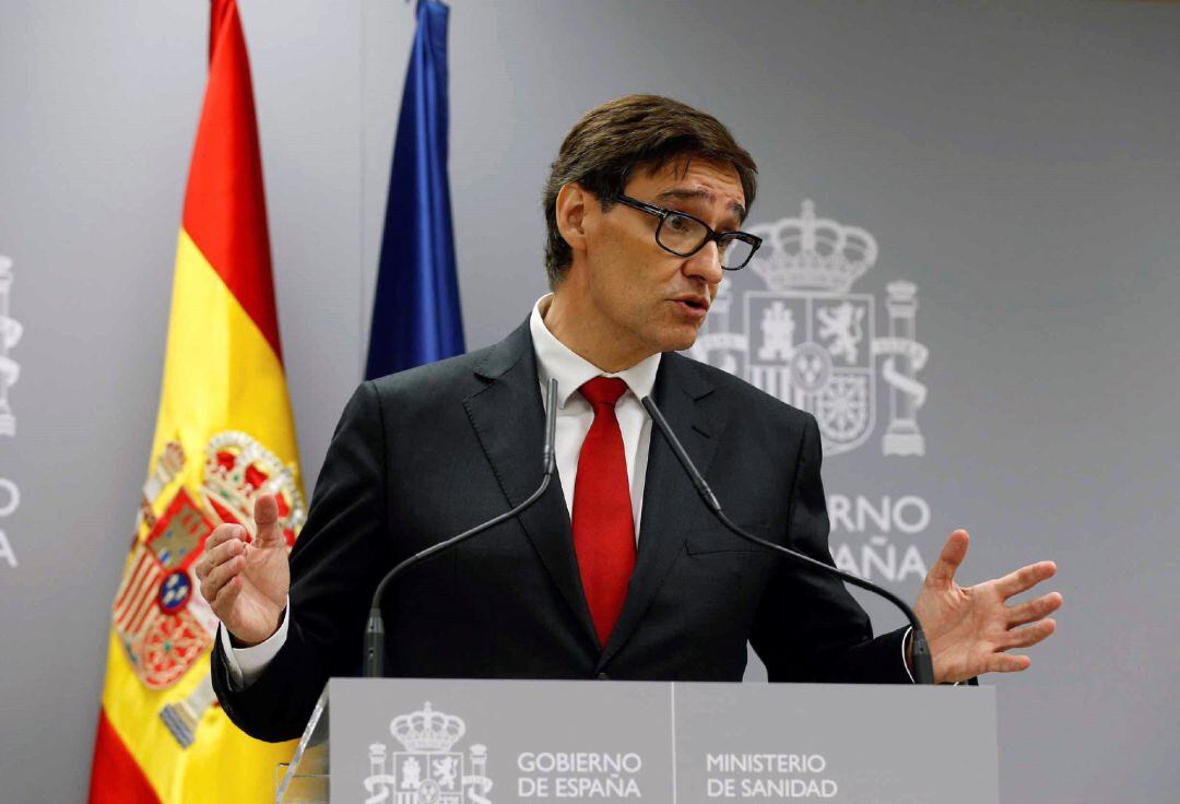  El ministro de Sanidad, Salvador Illa.