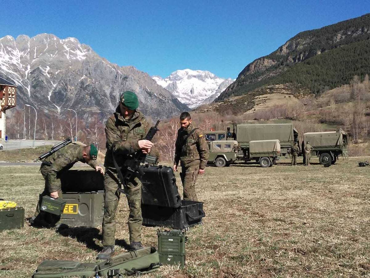 Jornada de puertas abiertas del ejercicio ‘Infierno blanco’