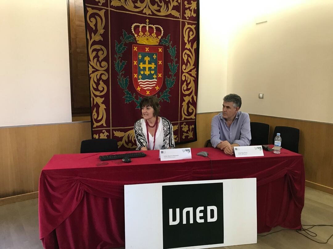 Durante el curso Ponfeblino con Esther Aparicio y Jorge Vega