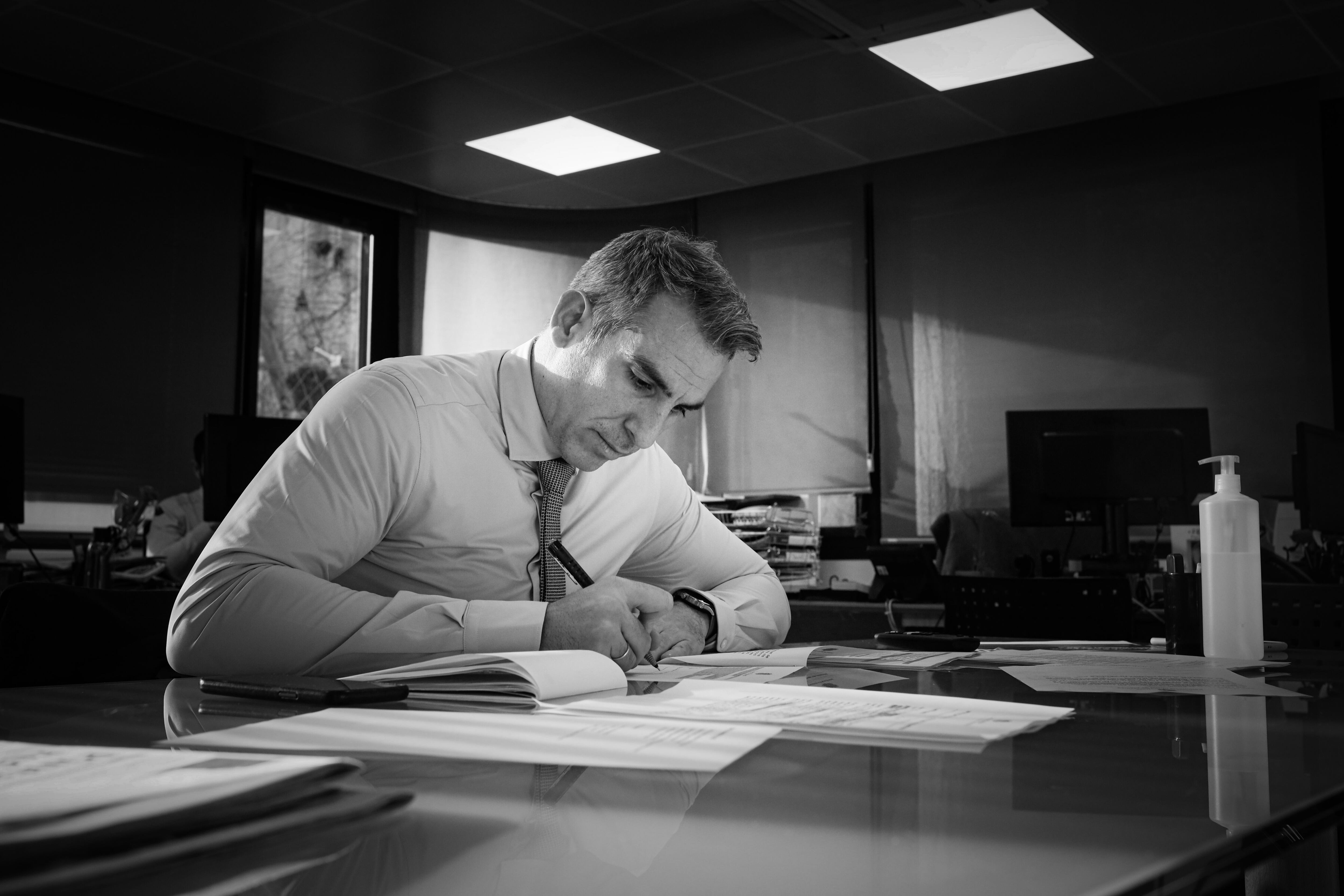 El ministre Portaveu, César Marquina