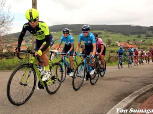 Martín lideró la prueba en varias ascensiones del circuito.