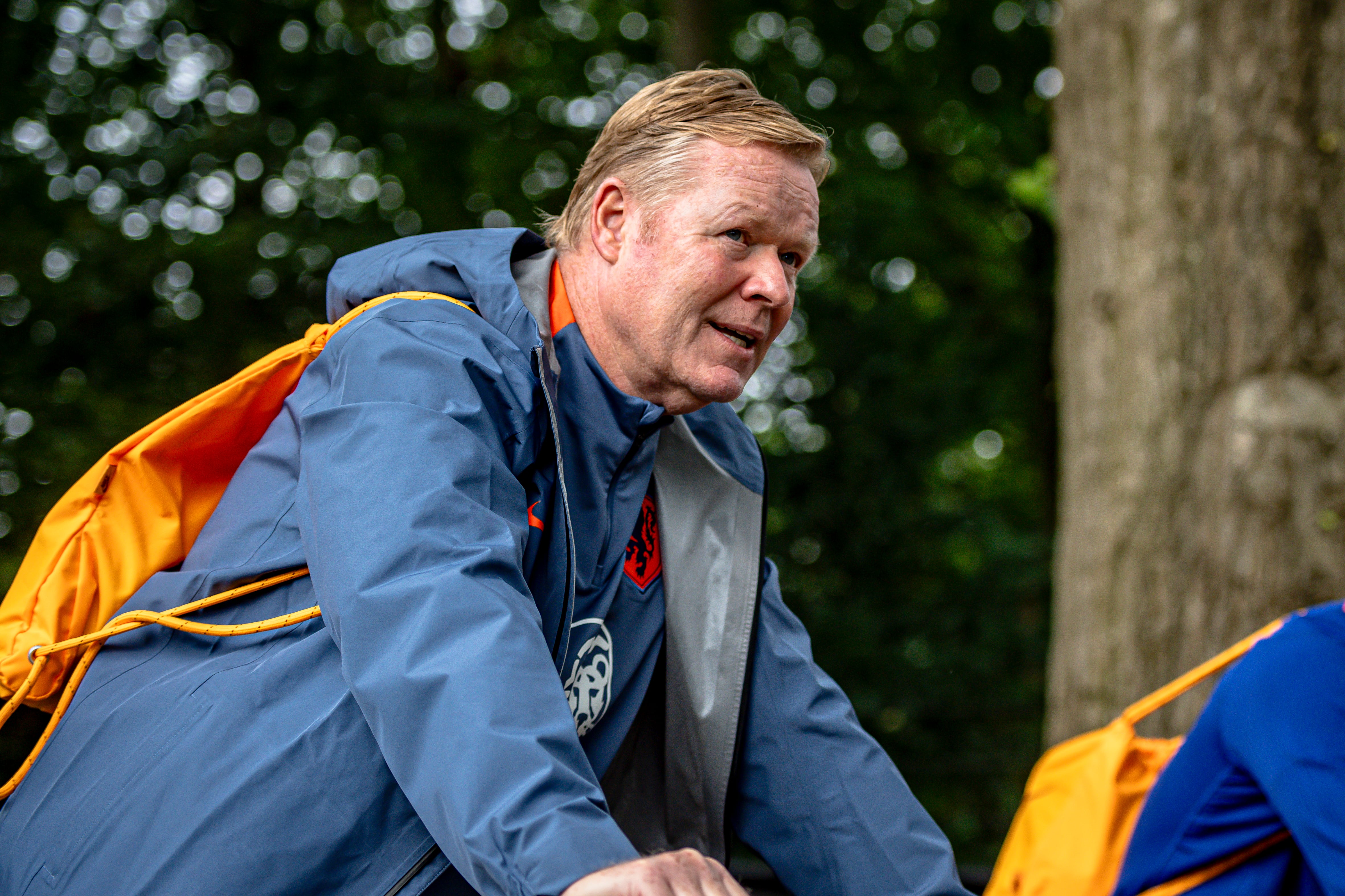 Ronald Koeman, durante un entrenamiento para la Nations League con la selección de Países Bajos