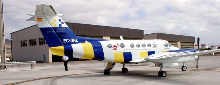 Avión medicalizado del SCS