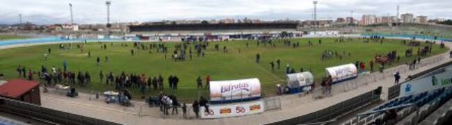 Panorámica del Estadio Municipal El Montecillo durante la celebración de la concentración regional este pasado sábado.
