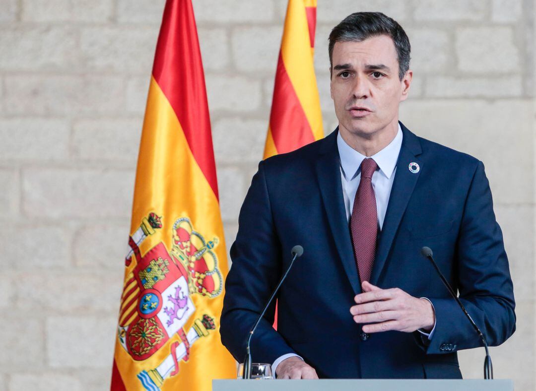 El presidente del Gobierno, Pedro Sánchez