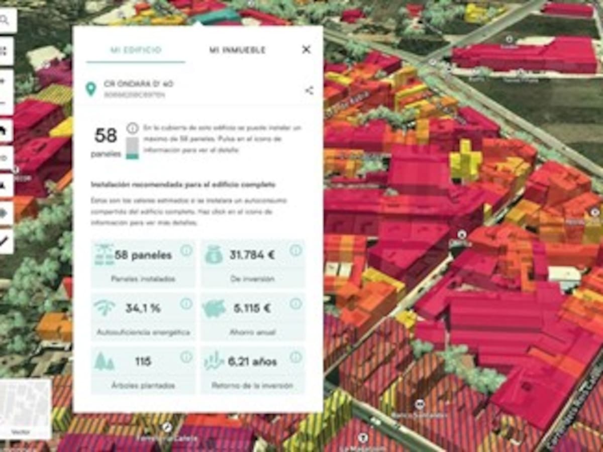 Gata de Gorgos lanza un mapa solar para conocer el potencial fotovoltaico de viviendas y empresas