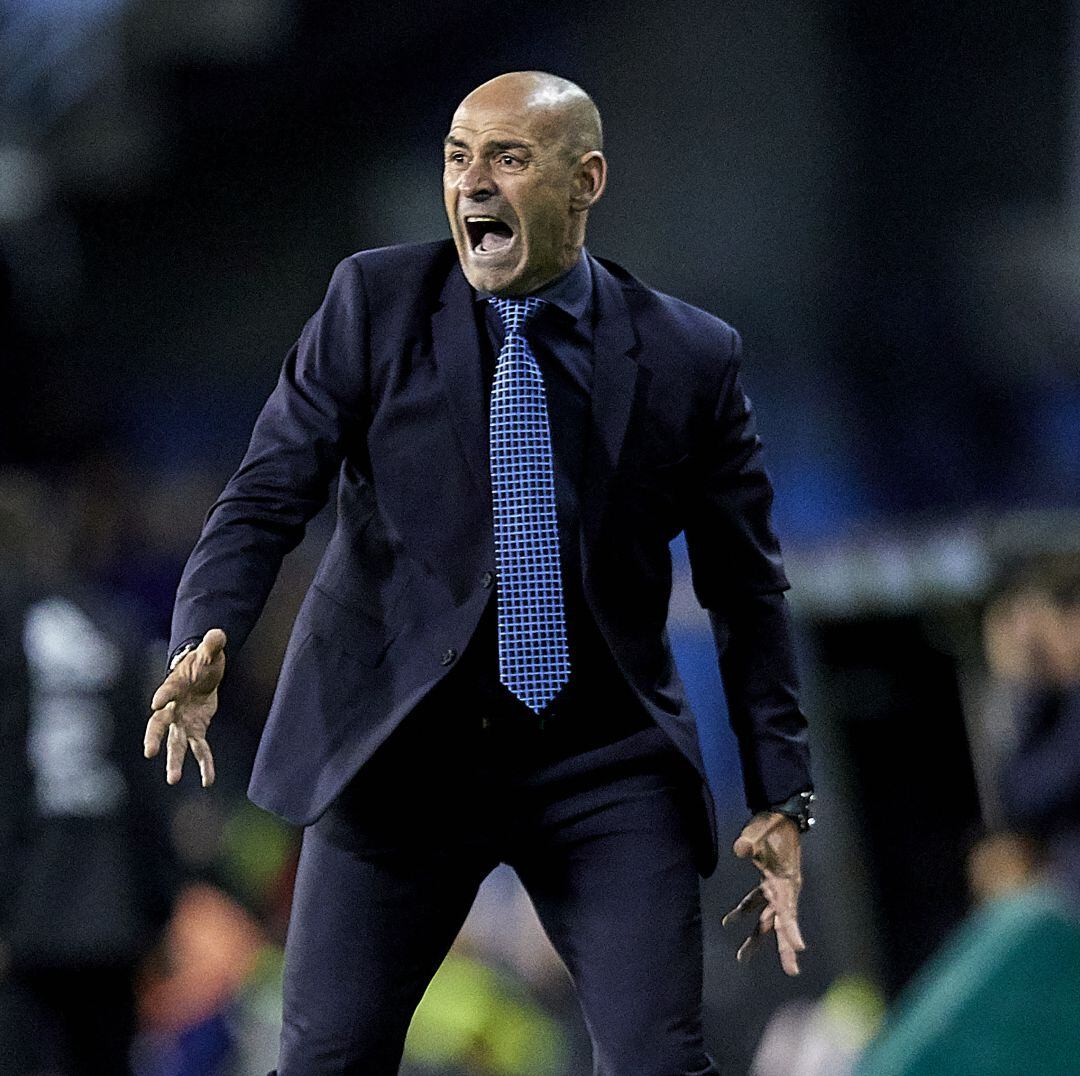 Jémez, durante el partido