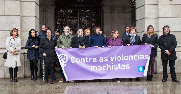 Concentración contra la violencia machista