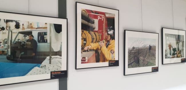 Fotografías de la exposición "Elige una profesión sin género"