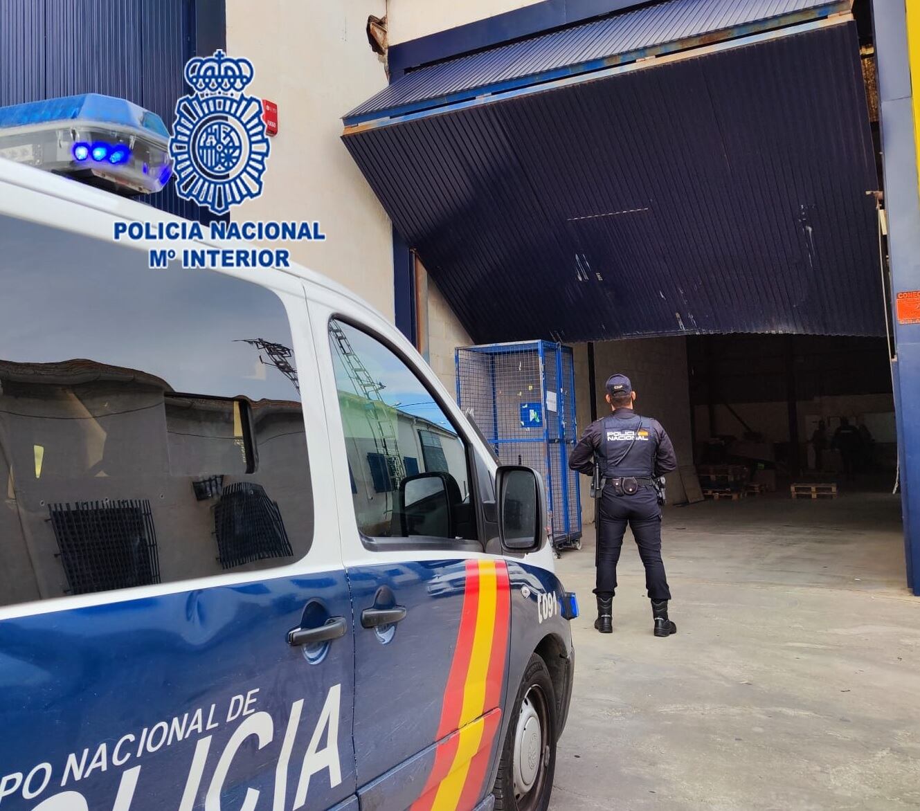 La Policía Nacional detiene a los tres presuntos autores de un alunizaje en El Palmar