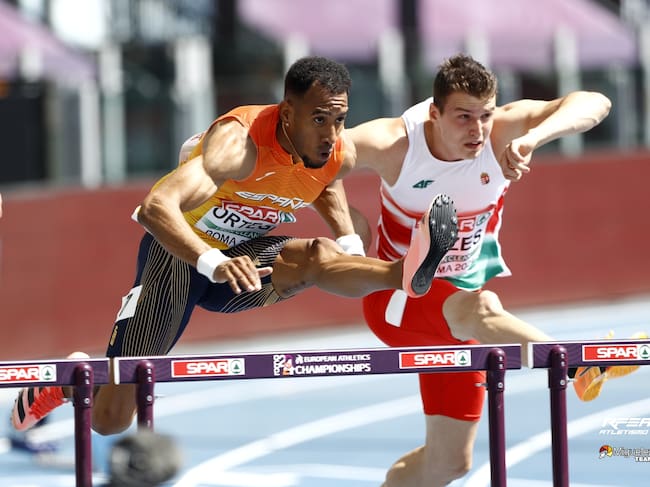 Orlando Ortega en la primera sèrie de hui. Foto: RFEA/Miguelez Team
