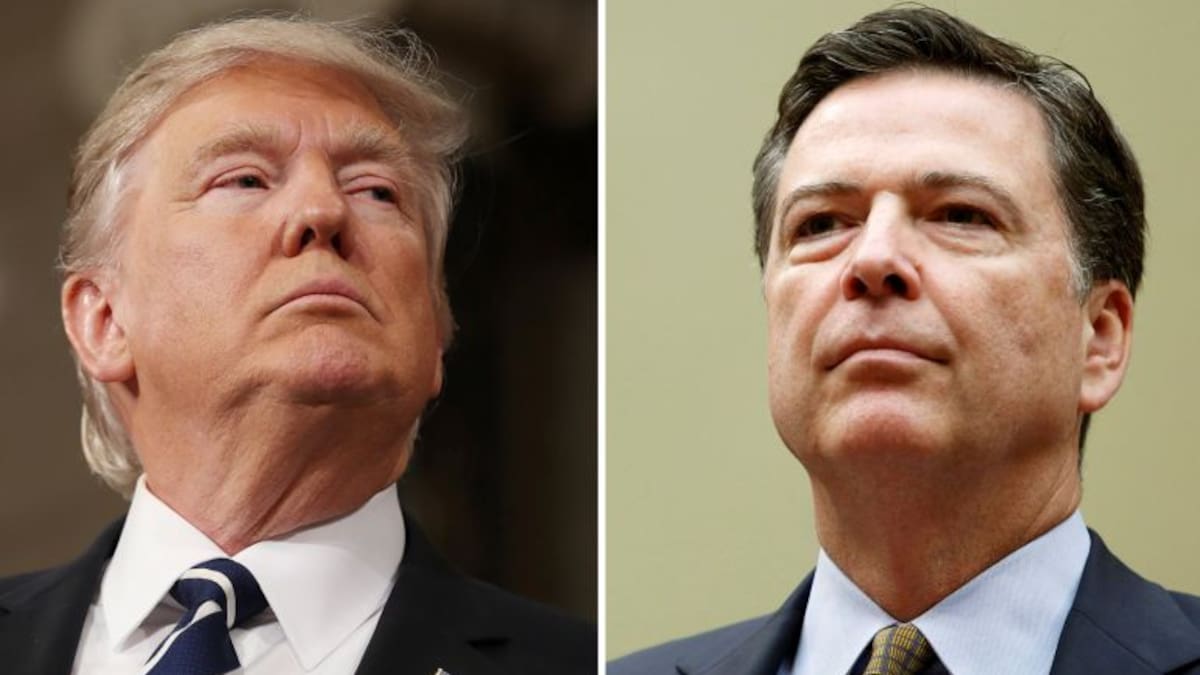 Acusan de amenazar la vida del presidente Trump al exdirector del FBI por una publicación en Instagram
