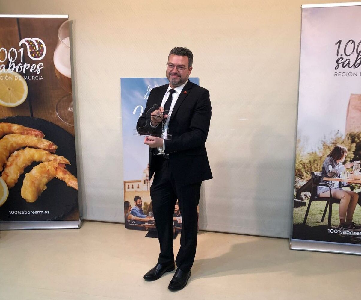Javier Zapata, mejor sumiller de la Región de Murcia 2022
