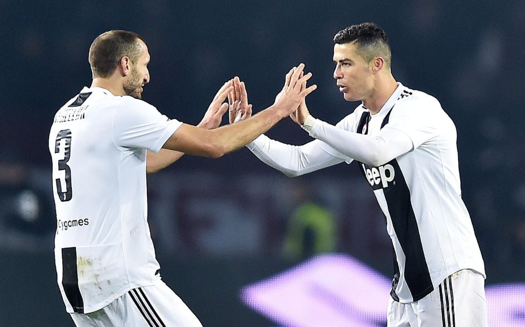 Cristiano celebra el gol