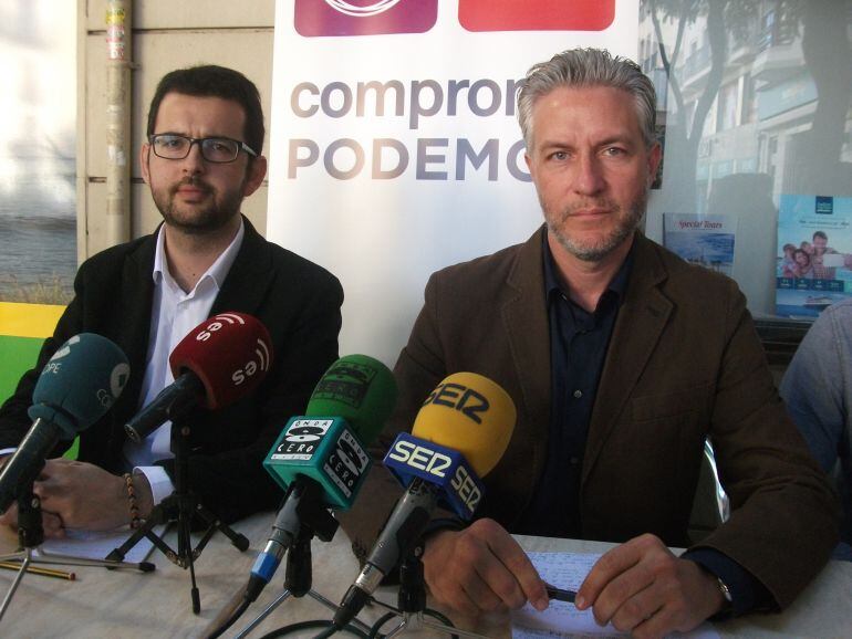 Ignasi Candela y Christian Fortanet, candidatos de la coalición