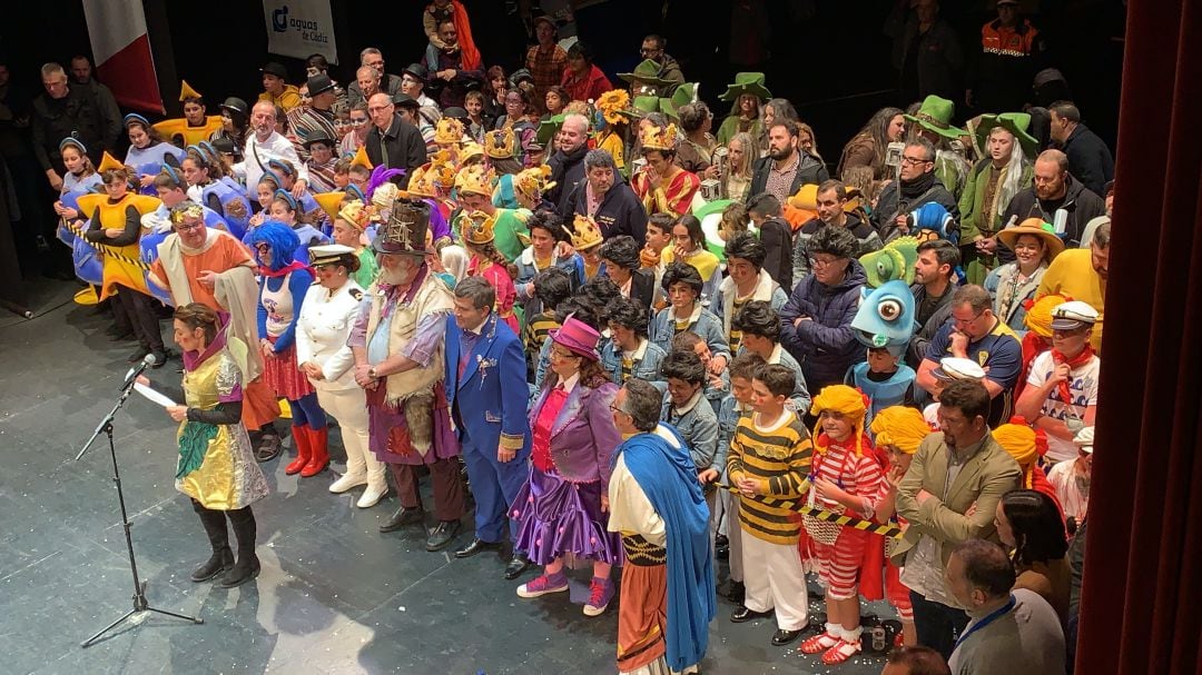 Lectura del fallo del jurado de la final infantil del Carnaval de Cádiz 2020