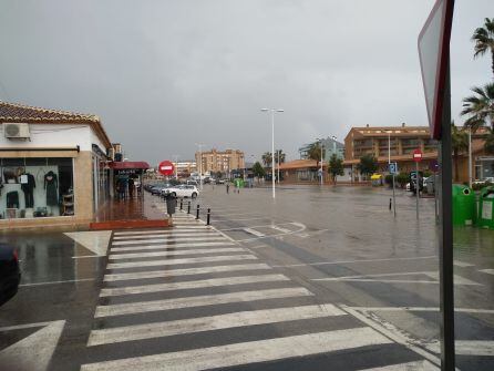 Zona del Arenal, esta mañana.