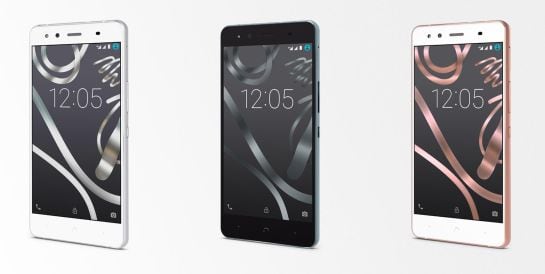 Los tres modelos de BQ Aquaris X5 Plus.