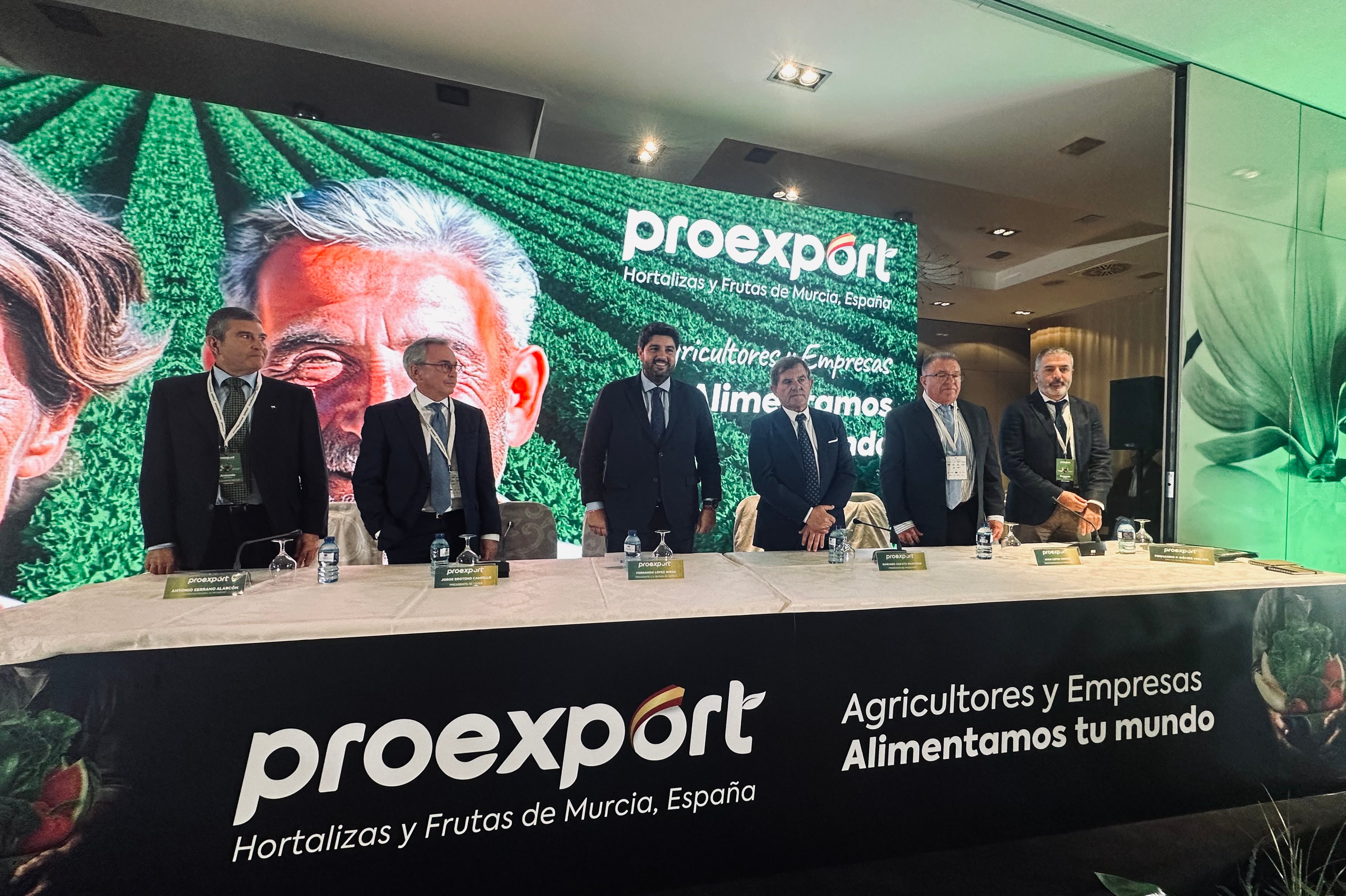 López Miras en la Asamblea de Proexport