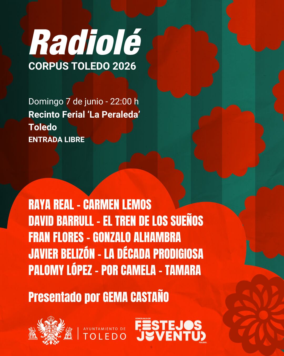 Cartel Radiolé Toledo Corpus 2026